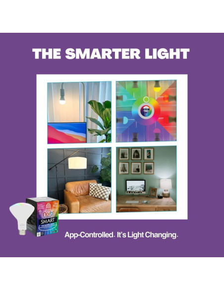 Bombillas LED Inteligentes NorbSMART BR30 9W 2-Pack