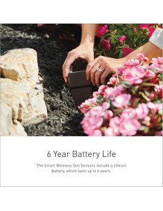 Sensor de Suelo Inalámbrico Moen WISNS002G1USA, Medidor de Humedad 2