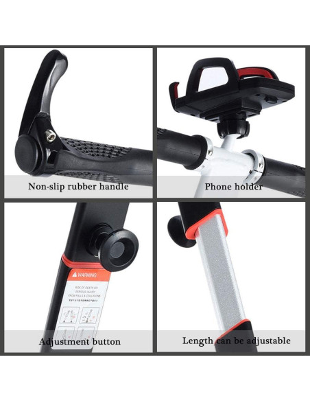 Manillar Ajustable ToLanbbt para Segway Ninebot Mini PRO