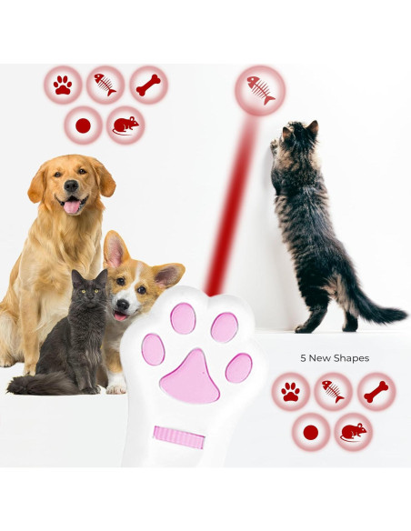 Juguete Interactivo O'ANTOO para Gato y Perro - Proyector