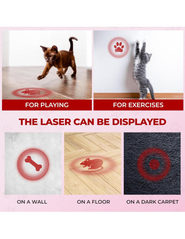 Juguete Interactivo O'ANTOO para Gato y Perro - Proyector