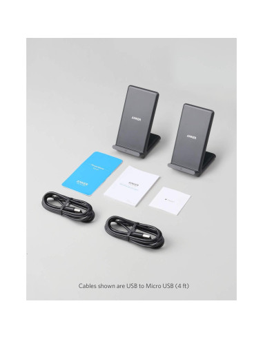 Anker Soporte Carga Inalámbrica 10W para iPhone y Galaxy