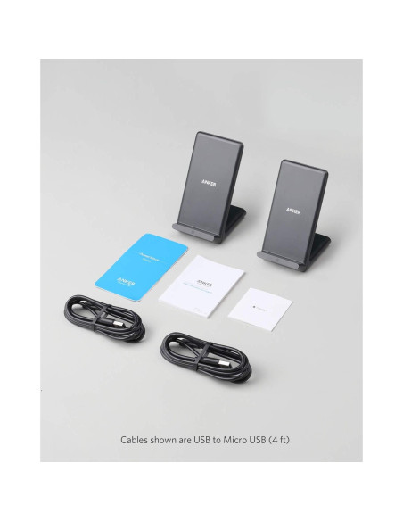 Anker Soporte Carga Inalámbrica 10W para iPhone y Galaxy