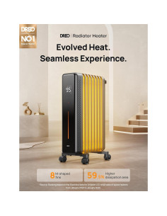 Calentador Dreo 1500W Aceite Control Remoto 4 Modos 2