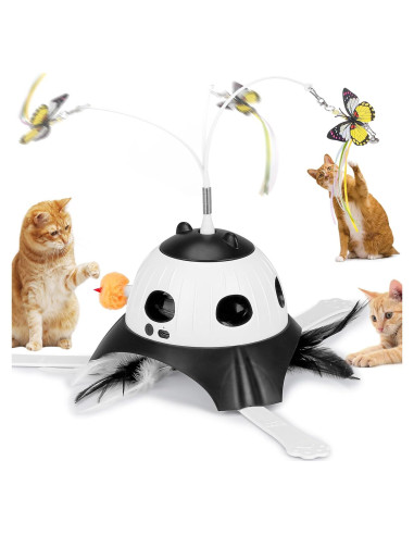 Juguete Automático para Gatos AIPERRO 3-en-1 Interactivo