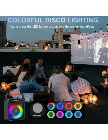 Máquina de Karaoke JYX T17-T con 2 Micrófonos Inalámbricos