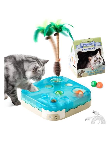 Juguete Interactivo para Gatos Migipaws 7 en 1 con Casa