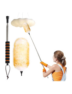 Plumero Extensible de Lana de Cordero MAOFENG 63.5-162.6 cm