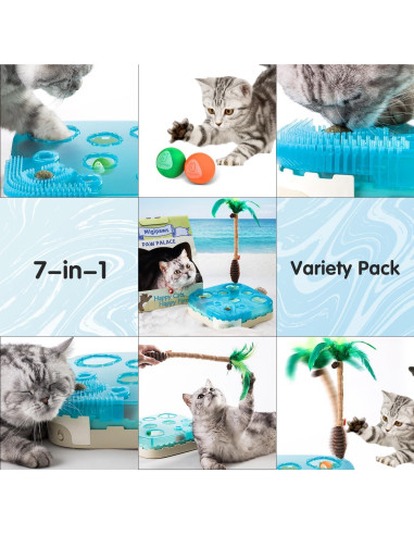 Juguete Interactivo para Gatos Migipaws 7 en 1 con Casa