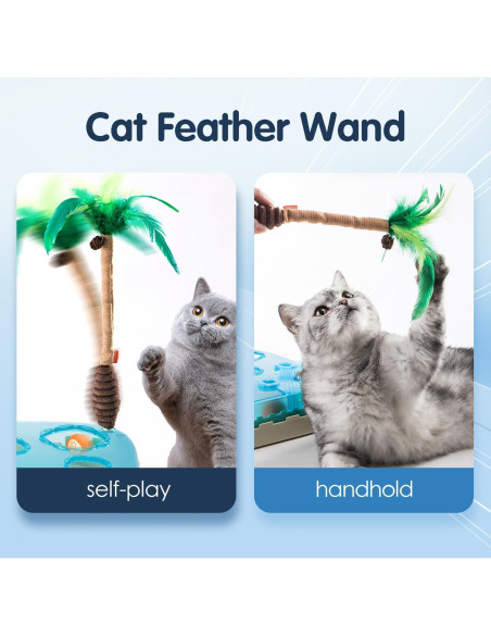 Juguete Interactivo para Gatos Migipaws 7 en 1 con Casa