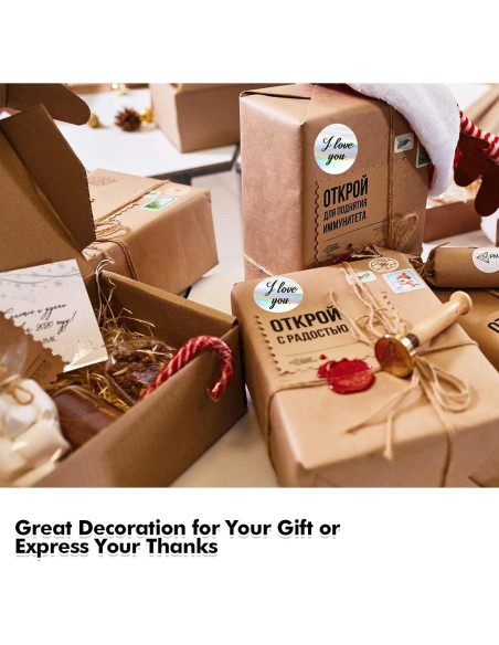 2 Rollos de Papel de Etiquetas Térmicas Redondas QYCHHJ 5,08 cm