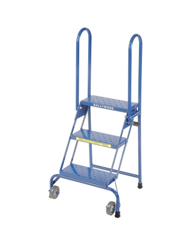 Escalera Plegable Ballymore 3 Peldaños 158,76 kg Azul