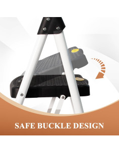 Escalera de Paso HBTower 3 Pasos Plegable Antideslizante 2