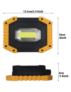 Luz de trabajo LED AUMIO PWL0101X2 30W 2000LM recargable 2