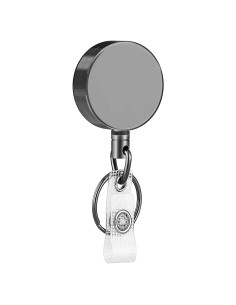 Portatarjetas Retráctil BILLTEFUL con Clip y Anillo Llave