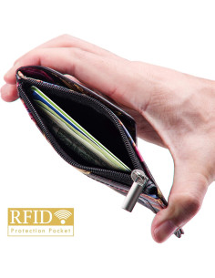 Porta Credencial ELV con Correa y Bloqueo RFID 12x8 cm 2