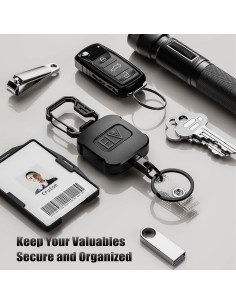 Soporte Retráctil ELV para Llaves y Credenciales 226 g 2