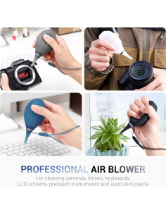 Soplador de Polvo JJC de Silicona Suave para Lentes y Sensores 2