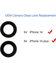 Reemplazo Lente Cristal Cámara iPhone 14/14 Plus + Kit Herramientas 2