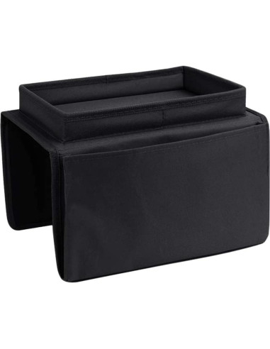 Organizador de Reposabrazos AstonTex Negro con 5 Bolsillos