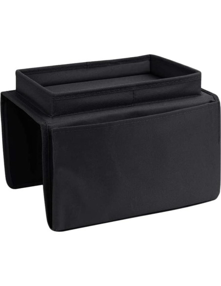 Organizador de Reposabrazos AstonTex Negro con 5 Bolsillos
