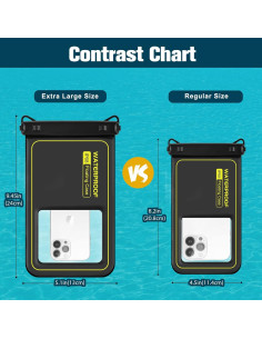 Funda Impermeable JOTO Grande Flotante para Teléfono 25,4cm 2