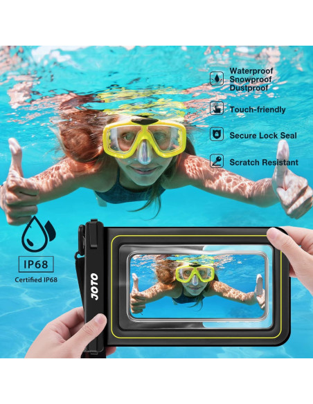 Funda Impermeable JOTO Grande Flotante para Teléfono 25,4cm