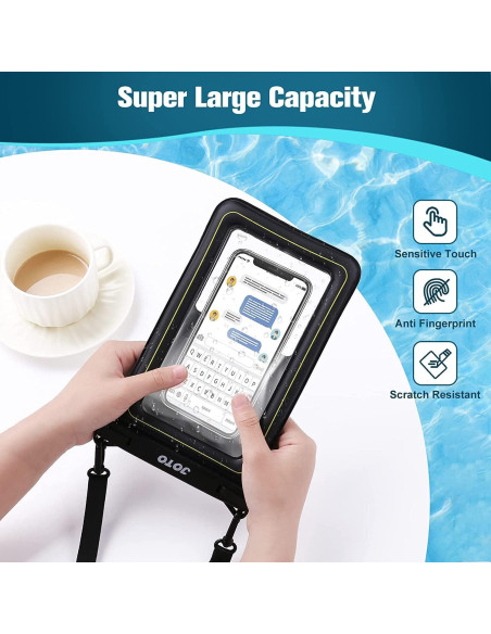 Funda Impermeable JOTO Grande Flotante para Teléfono 25,4cm