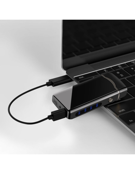 Encendedor Eléctrico Lesbri Arco Grande Recargable USB Negro