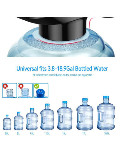 Bomba de agua eléctrica Kytree 5 galones automática