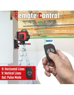Nivel Láser Revvstark 3x360 Autonivelante con Control Remoto 2
