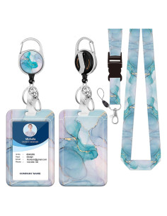 Porta Credencial Yecitona con Cordón Desmontable y Carrete