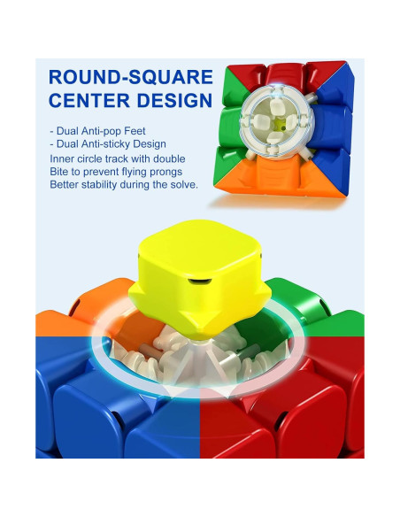 Cubo de Velocidad Magnético CFMOUR 3x3 - 48 Imanes