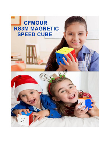 Cubo de Velocidad Magnético CFMOUR 3x3 - 48 Imanes