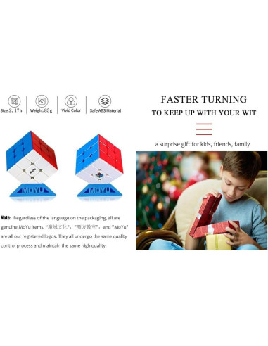 Cubo de Velocidad Magnético CFMOUR 3x3 - 48 Imanes