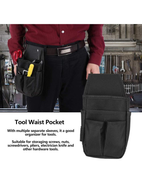 Bolsa de herramientas Naroote para electricistas 13.5x25 cm