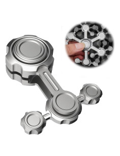 Spinner Fidget de Metal Umnodobn Plata 10x7.6x12.7cm
