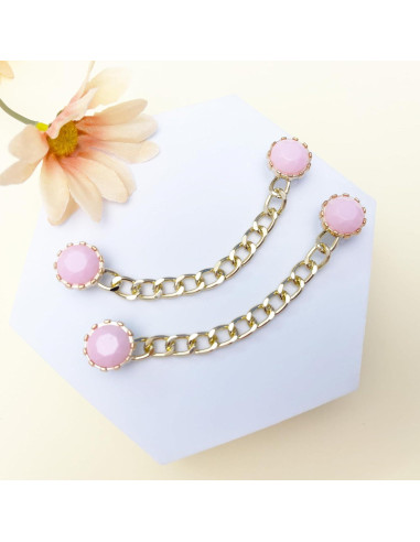 20 Piezas Encantos Brillantes para Zapatos Mujeres Rosa