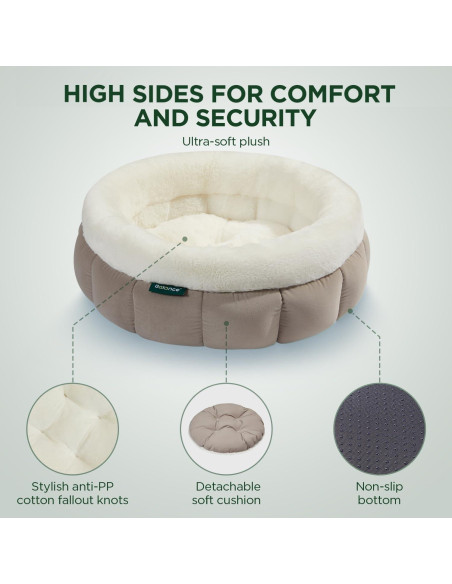 Cama Redonda BALANCE para Gatos y Perros Pequeños 45cm