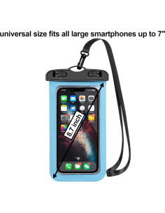 Paquete de 10 Fundas Impermeables Famoby para Teléfonos hasta 19 cm 2