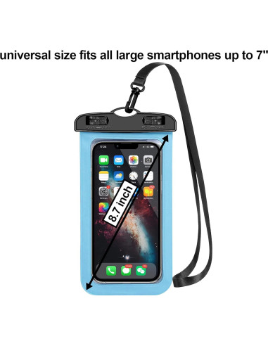 Paquete de 10 Fundas Impermeables Famoby para Teléfonos hasta 19 cm