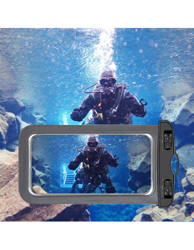 Paquete de 10 Fundas Impermeables Famoby para Teléfonos hasta 19 cm