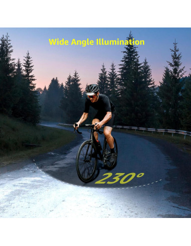 Linterna Frontal Lepro LED 350 Lúmenes Recargable Impermeable