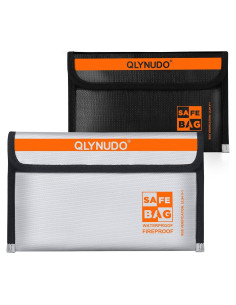Bolsa a Prueba de Fuego QLYNUDO 20x13 cm 2 Piezas