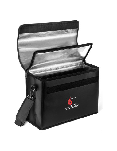 Bolsa de Documentos a Prueba de Fuego VIVODOX 43x30x15 cm