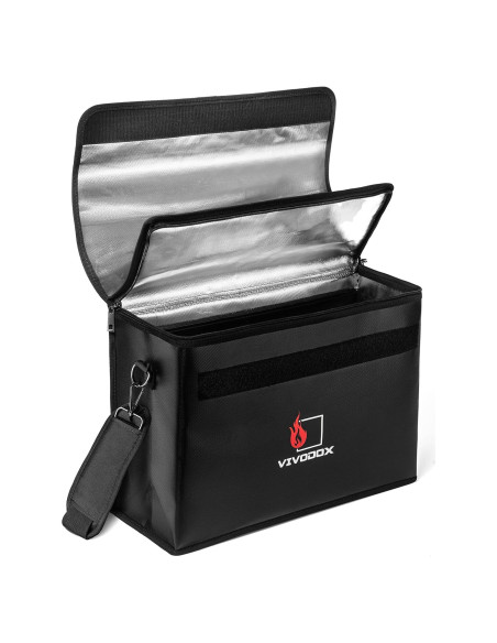 Bolsa de Documentos a Prueba de Fuego VIVODOX 43x30x15 cm