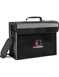 Bolsa de Documentos a Prueba de Fuego VIVODOX 43x30x15 cm 2