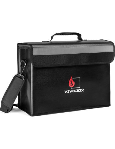 Bolsa de Documentos a Prueba de Fuego VIVODOX 43x30x15 cm