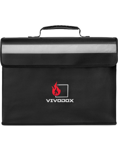 Bolsa de Documentos a Prueba de Fuego VIVODOX 43x30x15 cm