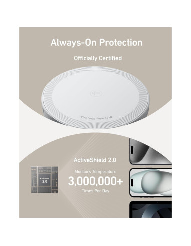 Cargador Inalámbrico Anker MagGo 15W para iPhone 16